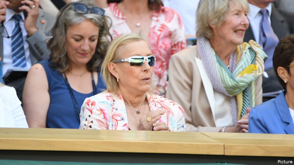 "Get a grip and start talking about solutions" Navratilova defends US